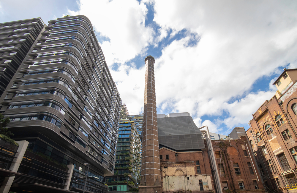 Integrated commercial facility management team on site at a Sydney corporate building