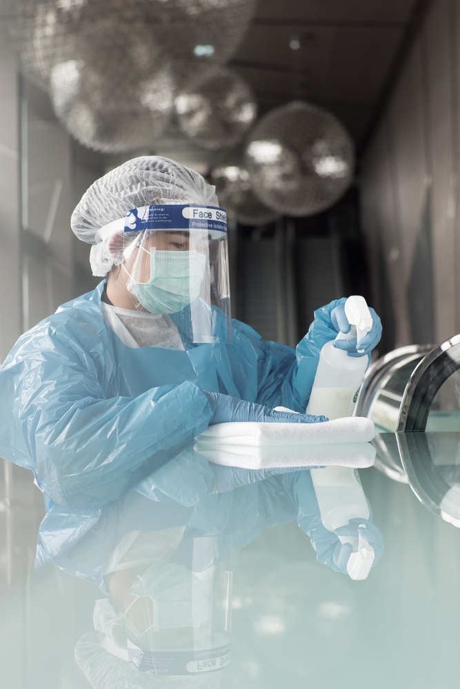 Infection control conscious facility services across healthcare environments