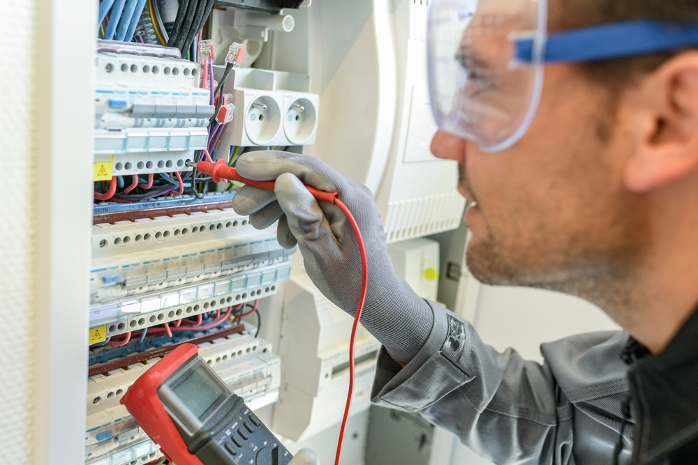 Electrical tagging and testing inspection across a commercial site